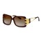 Другие сонцезащитные очки 12202 коричневые с коричневой линзой . Photo 1