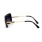 Другие сонцезащитные очки 12205 чёрные с чёрной линзой . Photo 3
