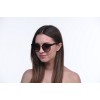 Женские сонцезащитные очки 10211 коричневые с коричневой линзой 