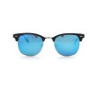 Ray Ban Clubmasters сонцезахисні окуляри 12512 чорні з синьою лінзою 