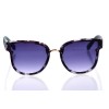 Жіночі сонцезахисні окуляри 10212 чорно-білі з фіолетовою лінзою 