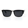 Мужские сонцезащитные очки 10845 чёрные с чёрной линзой 