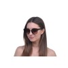 Женские сонцезащитные очки 10216 коричневые с коричневой линзой 