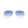 Ray Ban Aviator (каплі) сонцезахисні окуляри 12692 золоті з синьоюлінзою 