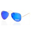 Ray Ban Original сонцезахисні окуляри 8496 золоті з голубою лінзою 