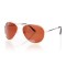 Водительские сонцезащитные очки авиатор 3004 металлик с коричневой линзой . Photo 1