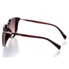 Женские сонцезащитные очки 10240 коричневые с коричневой линзой 