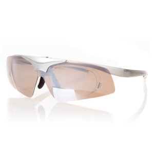 Cонцезахисні окуляри для водіїв спорт 2999 металік з коричневою лінзою 