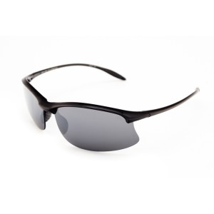 Cонцезахисні окуляри для водіїв спорт 6555 чорні з сірою лінзою 