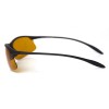 Водительские сонцезащитные очки спорт 10510 черные с коричневой линзой 
