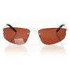 Водительские сонцезащитные очки стандарт 3023 металлик с коричневой линзой 