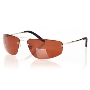 Cонцезахисні окуляри для водіїв стандарт 3023 металік з коричневою лінзою 