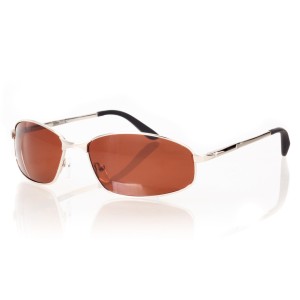 Водительские сонцезащитные очки стандарт 3024 металлик с коричневой линзой 