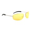 Cонцезахисні окуляри для водіїв стандарт 3043 металік з жовтою лінзою 