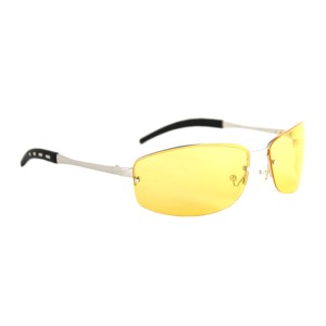 Водительские сонцезащитные очки стандарт 3043 металлик с жёлтой линзой 