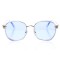 Имиджевые сонцезащитные очки 10242 синие с синей линзой . Photo 2