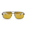 Водительские сонцезащитные очки стандарт 12633 чёрные с желтой линзой 