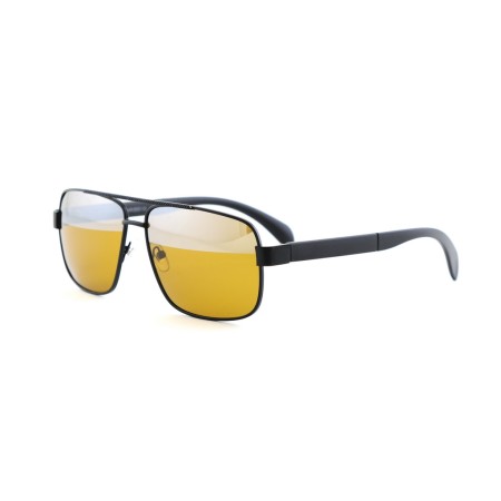 Cонцезахисні окуляри для водіїв стандарт 12633 чорні з жовтою лінзою 
