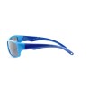 Детские сонцезащитные очки 12528 синие с чёрной линзой 