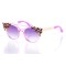 Имиджевые сонцезащитные очки 10248 розовые с фиолетовой линзой . Photo 1