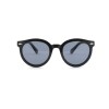 Детские сонцезащитные очки 12531 чёрные с чёрной линзой 