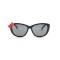 Дитячі сонцезахисні окуляри 12533 чорні з чорною лінзою . Photo 2