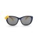 Дитячі сонцезахисні окуляри 12536 жовті з чорною лінзою . Photo 2