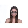 Іміджеві сонцезахисні окуляри 10249 прозорі з ртутною лінзою 