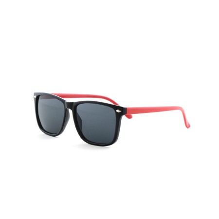 Детские сонцезащитные очки 12572 красные с чёрной линзой 