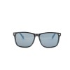 Дитячі сонцезахисні окуляри 12574 сині з чорною лінзою 
