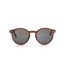 Дитячі сонцезахисні окуляри 12581 коричневі з сірою лінзою 