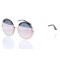 Женские сонцезащитные очки 10250 золотые с розовой линзой . Photo 1
