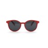 Детские сонцезащитные очки 12613 красные с чёрной линзой 