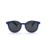 Дитячі сонцезахисні окуляри 12614 сині з чорною лінзою 