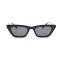 Celine сонцезащитные очки 12494 чёрные с серой линзой . Photo 2