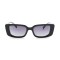 Versace сонцезахисні окуляри 12493 чорні з темно-синьою лінзою . Photo 2