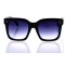 Женские сонцезащитные очки Классика 10295 коричневые с чёрной линзой . Photo 2
