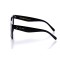 Женские сонцезащитные очки Классика 10295 коричневые с чёрной линзой . Photo 3