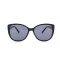 Женские сонцезащитные очки Классика 12558 чёрные с чёрной линзой . Photo 2