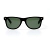 Чоловічі сонцезахисні окуляри 10848 чорні з зеленою лінзою 