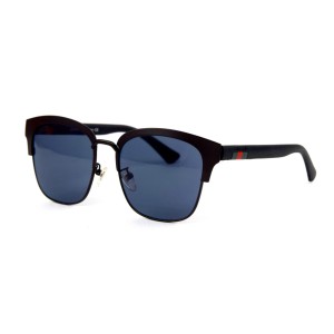 Gucci сонцезащитные очки 11802 черные с черной линзой 