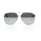 Мужские сонцезащитные очки Капли 10919 серебряные с зеркальной линзой . Photo 2
