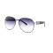 Мужские сонцезащитные очки Капли 12522 серебряные с синий линзой . Photo 1