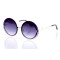 Женские сонцезащитные очки 10253 золотые с синей линзой . Photo 1