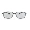 Чоловічі сонцезахисні окуляри Хамелеони 12518 чорні з прозорою лінзою . Photo 2