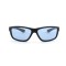 Чоловічі сонцезахисні окуляри Хамелеони 12520 чорні з синьою лінзою . Photo 2