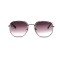 Женские сонцезащитные очки 12495 коричневые с коричневой линзой . Photo 2