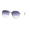 Жіночі сонцезахисні окуляри Класика 12496 чорне срібло з темно-синьою лінзою . Photo 1