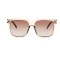 Женские сонцезащитные очки Классика 12497 коричневые с коричневой линзой . Photo 2