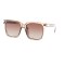 Женские сонцезащитные очки Классика 12497 коричневые с коричневой линзой . Photo 1
